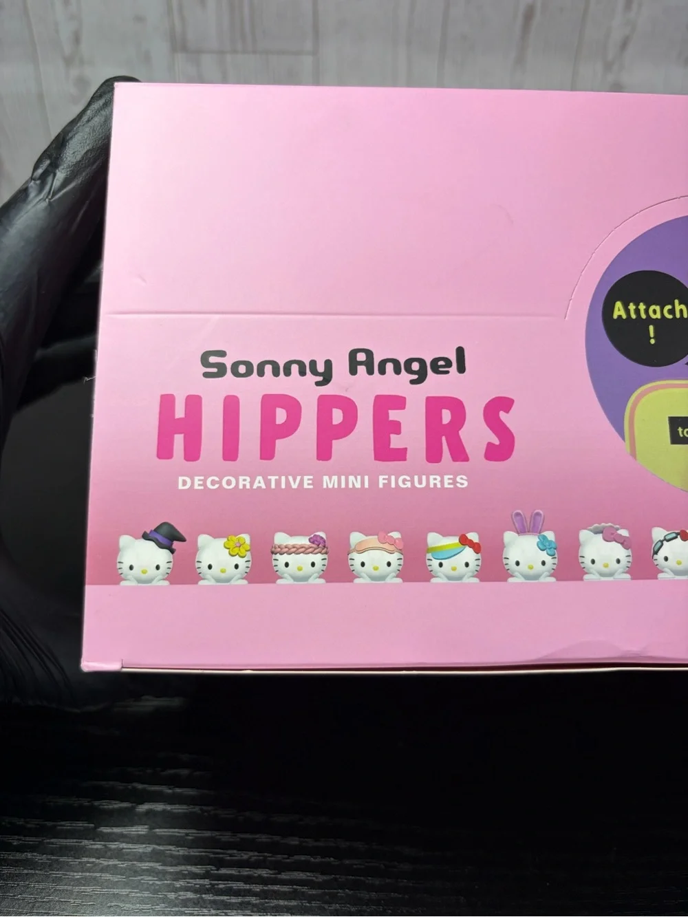 Cute Hello Kitty HIPPERS Decorative Mini Figure - Pink & Blue